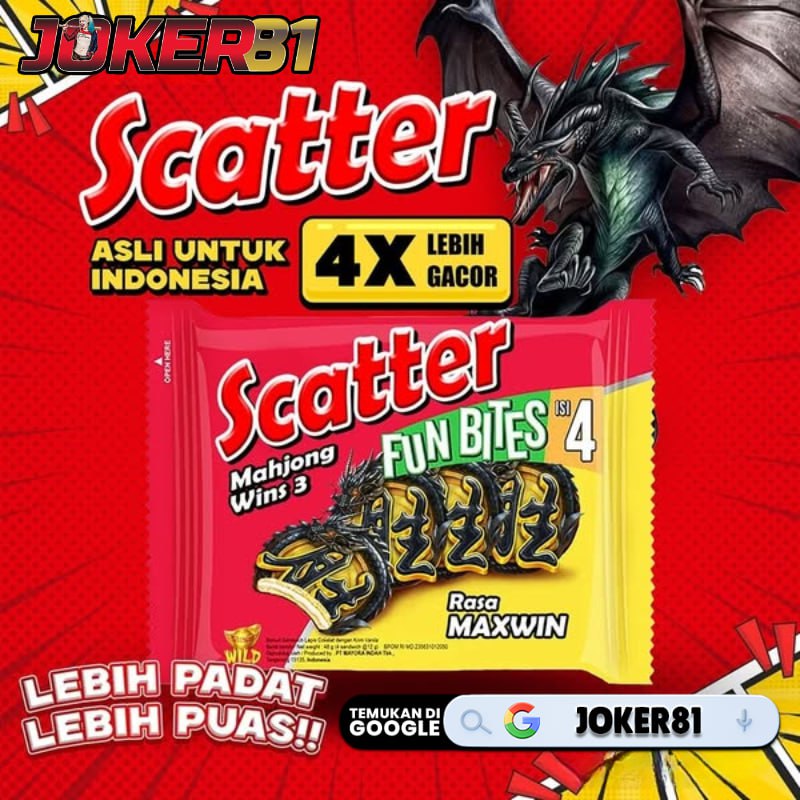 Joker81 Scatter 4x Lebih Gacor Hari Ini Terbaik Maxwin untuk Indonesia